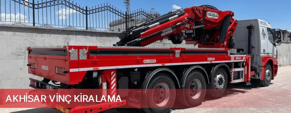 Akhisar İlçemi Vinç Kiralama